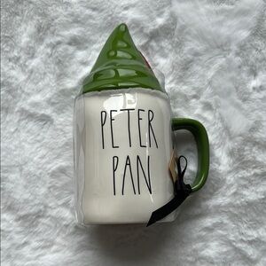 NEW Rae Dunn Disney Peter Pan Mug with Top